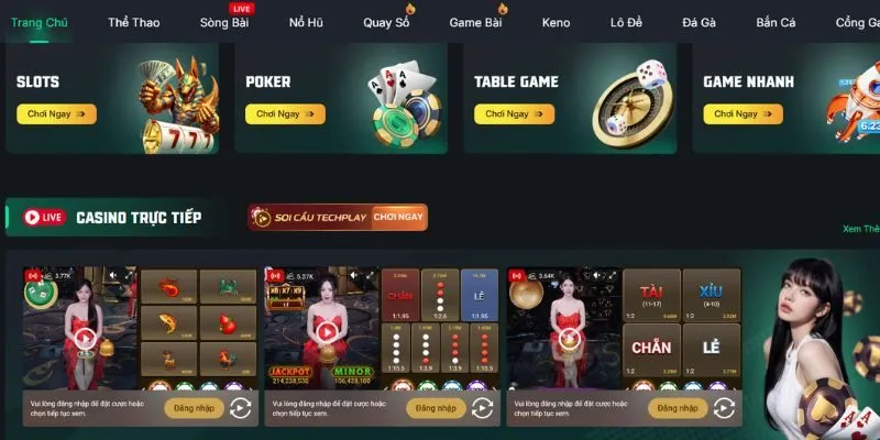 Kho game đa dạng, quy tụ nhiều thể loại hấp dẫn