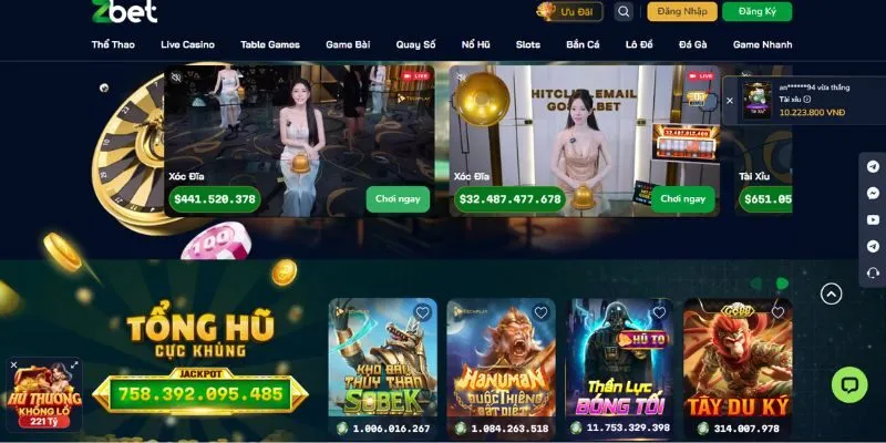 Khám phá loạt game hấp dẫn tại ZBET