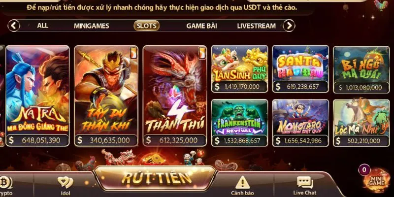 Kho game đa dạng, dễ dàng tìm kiếm trong tích tắc