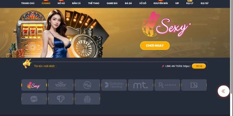 Sảnh casino New88 được ưa chuộng vì nhiều game hot