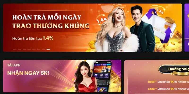 Tổng hợp bonus, giftcode cùng các chương trình hoàn trả