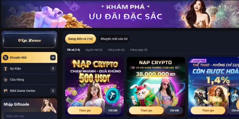 Tổng hợp ưu đãi 9WIN nổi bật dành cho hội viên